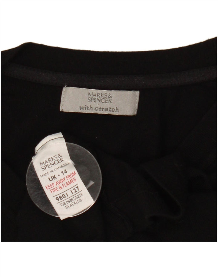 Top bolero pentru femei Marks & Spencer UK 14 Medium Black Viscose