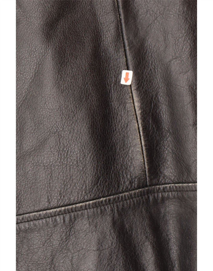 Bomb Boogie Jachetă de piele pentru femei UK 14 Medium Black Leather