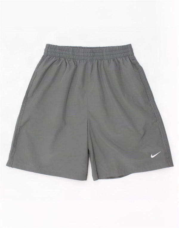 Pantaloni scurți sport Nike Dri Fit pentru băieți 12-13 ani, mari, gri