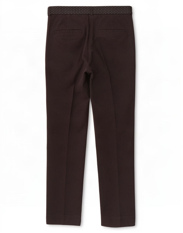 Pantaloni chino subțiri pentru femei Zara Mici L26 L26 Bumbac negru