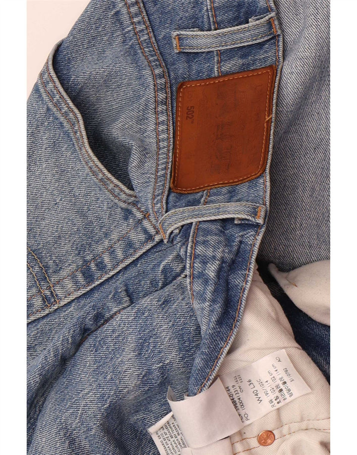Blugi conici pentru bărbați Levi's 502 W40 L33 Bumbac albastru