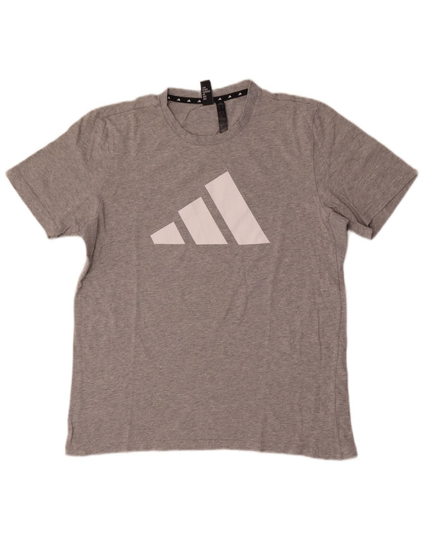 Tricou grafic pentru bărbați Adidas Top Medium Gri
