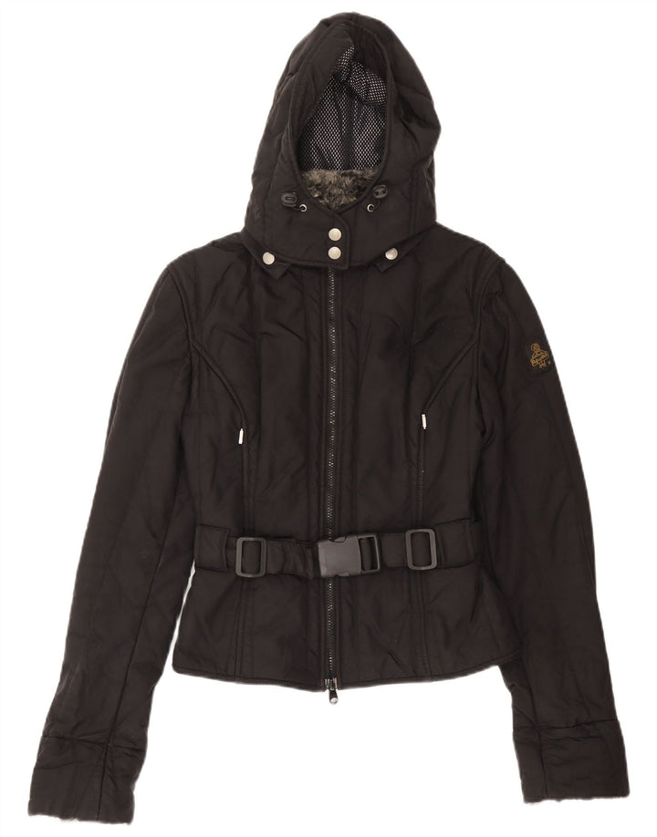 Jachetă Windbreaker Cruz cu glugă pentru femei Refrigiwear UK 12 Medium Black