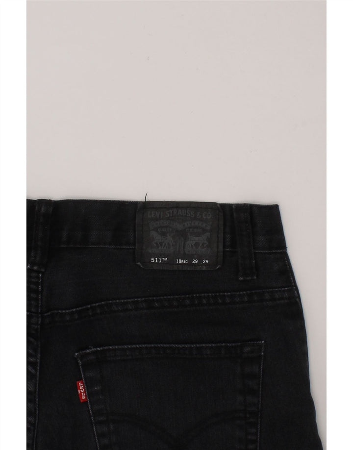 LEVI'S Boys 511 Slim Jeans 15-16 Years W29 L25 Grey Cotton Vintage Levi's and Second-Hand Levi's from Messina Hembry 