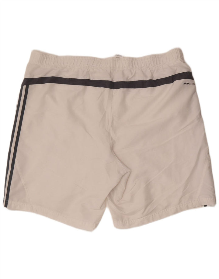 Pantaloni scurți sport pentru bărbați Adidas Climacool 2XL, poliester alb