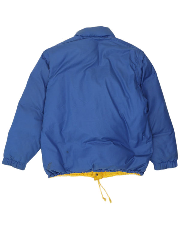 Jachetă căptușită cu glugă pentru bărbați Ciesse Piumini UK 42 XL Albastru Colorblock