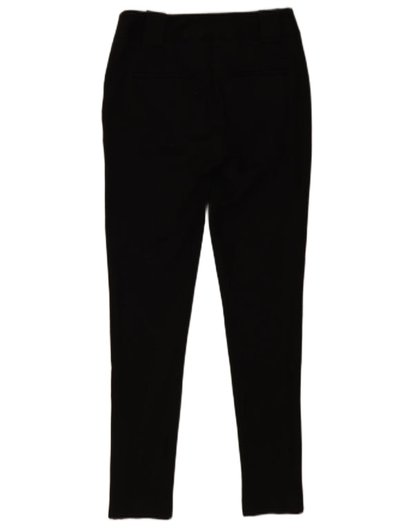 Pantaloni chino skinny pentru femei Zara EU 36 XS L26 L28 Poliester negru