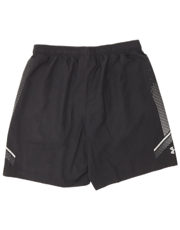 Pantaloni scurți sport Under Armour pentru bărbați, mari, negru, poliester color bloc
