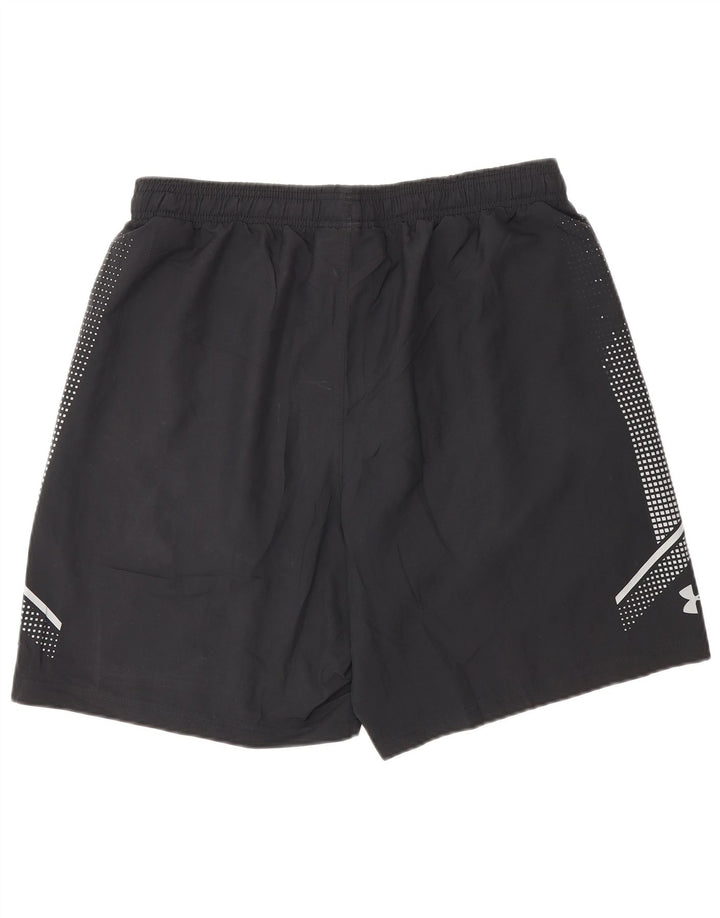 Pantaloni scurți sport Under Armour pentru bărbați, mari, negru, poliester color bloc