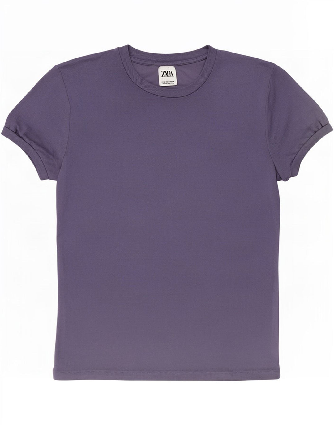 Tricou pentru bărbați Zara Top Medium Blue Viscose