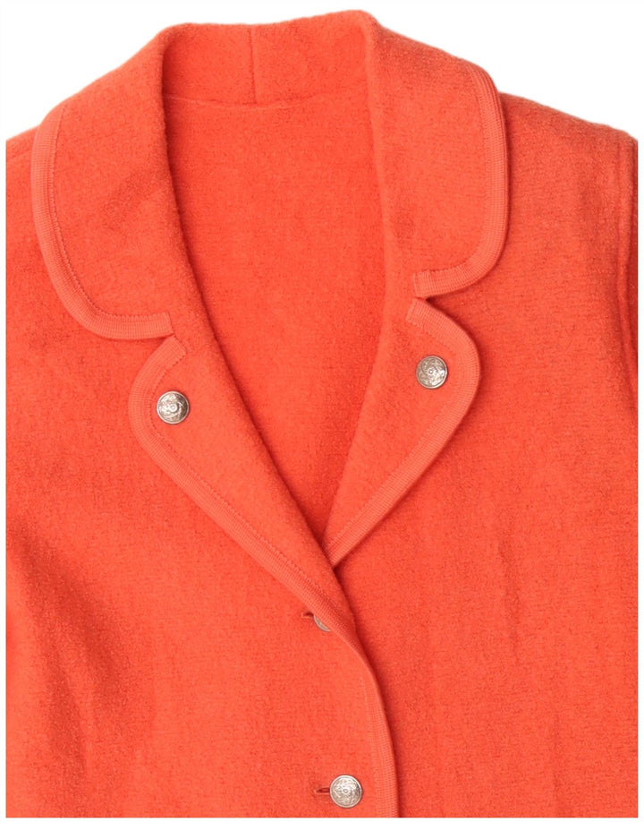 Blazer Vintage pentru femei cu 3 nasturi, UK 16, mare, roz