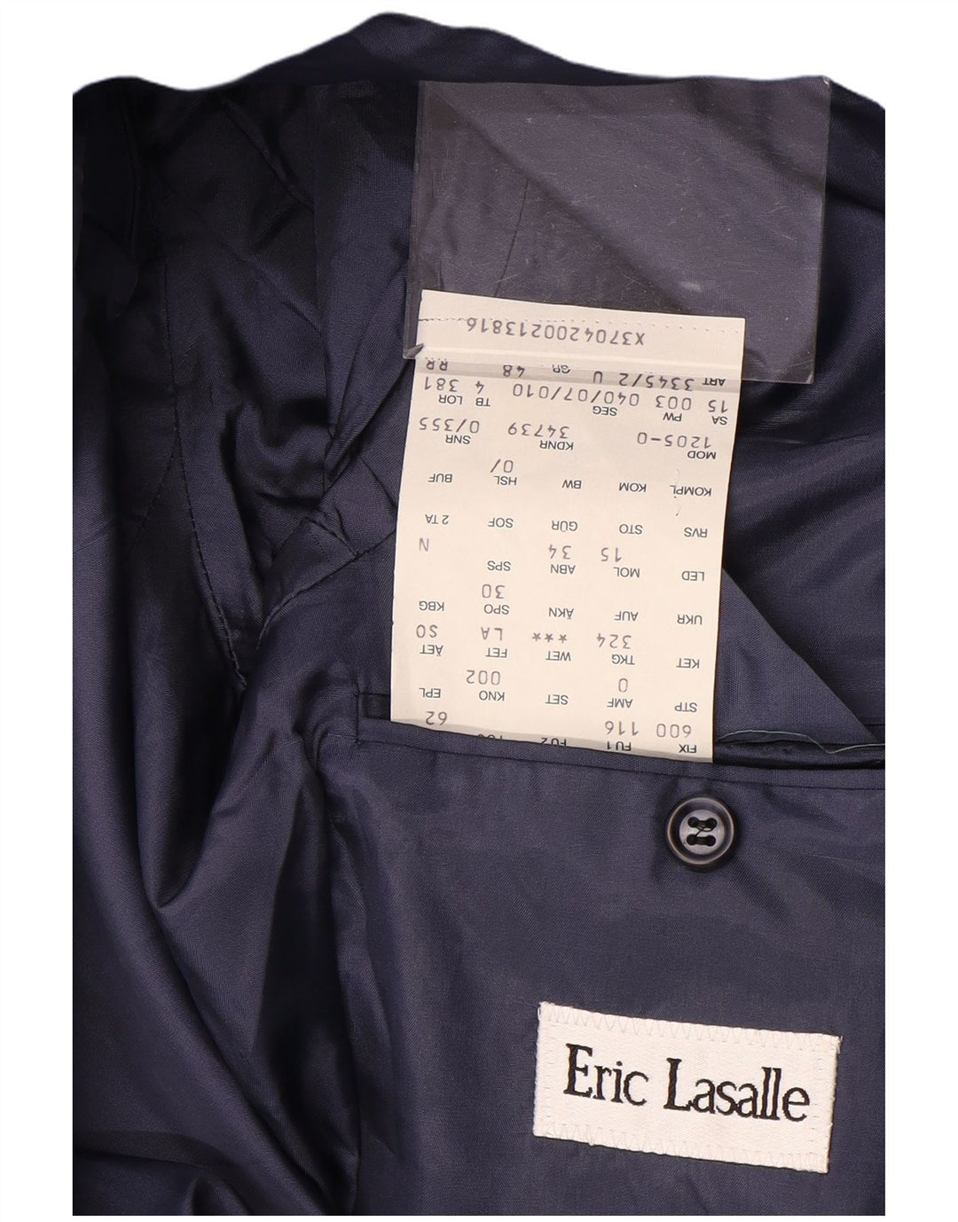 ERIC LASALLE Jachetă pentru femei la dublu piept IT 48 XL Albastru