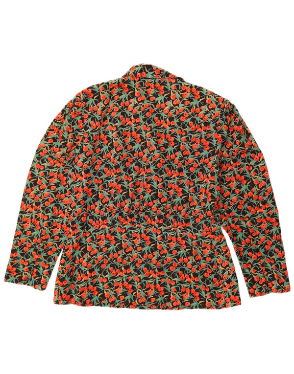 Bluză pentru femei vintage cămașă UK 16 mare, multicoloră, florală
