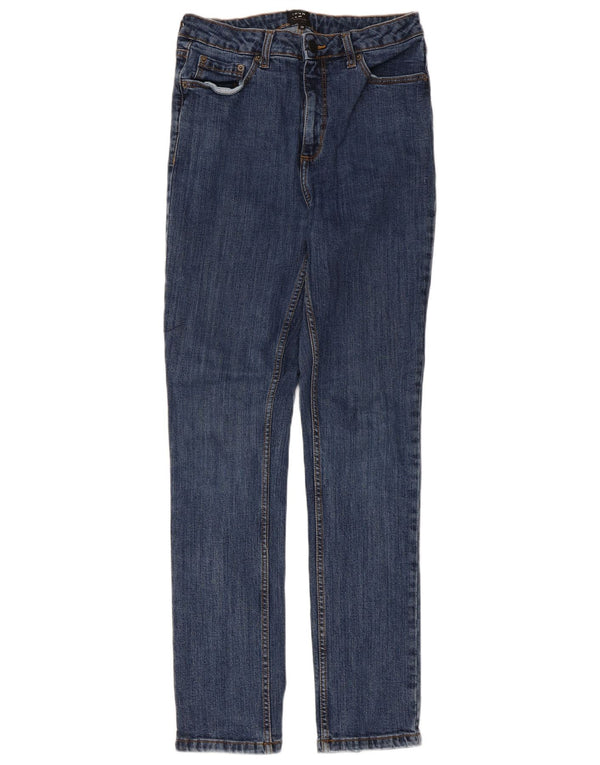 John Lewis Blugi subțiri pentru femei UK 10 Small W28 L29 Blue Bumbac