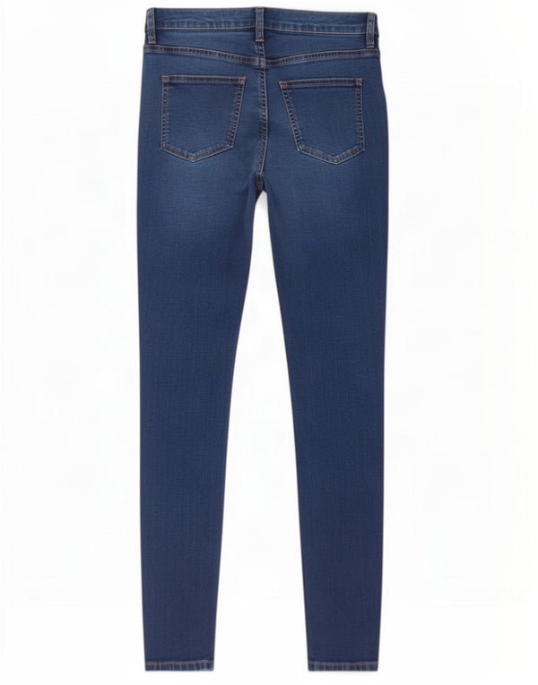 Blugi super skinny pentru femei Marks & Spencer UK 12 Medium W28 L27 Blue Bumbac