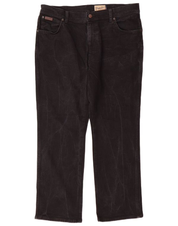 WRANGLER Blugi pentru bărbați Texas Stretch drepte W38 L30 bumbac negru