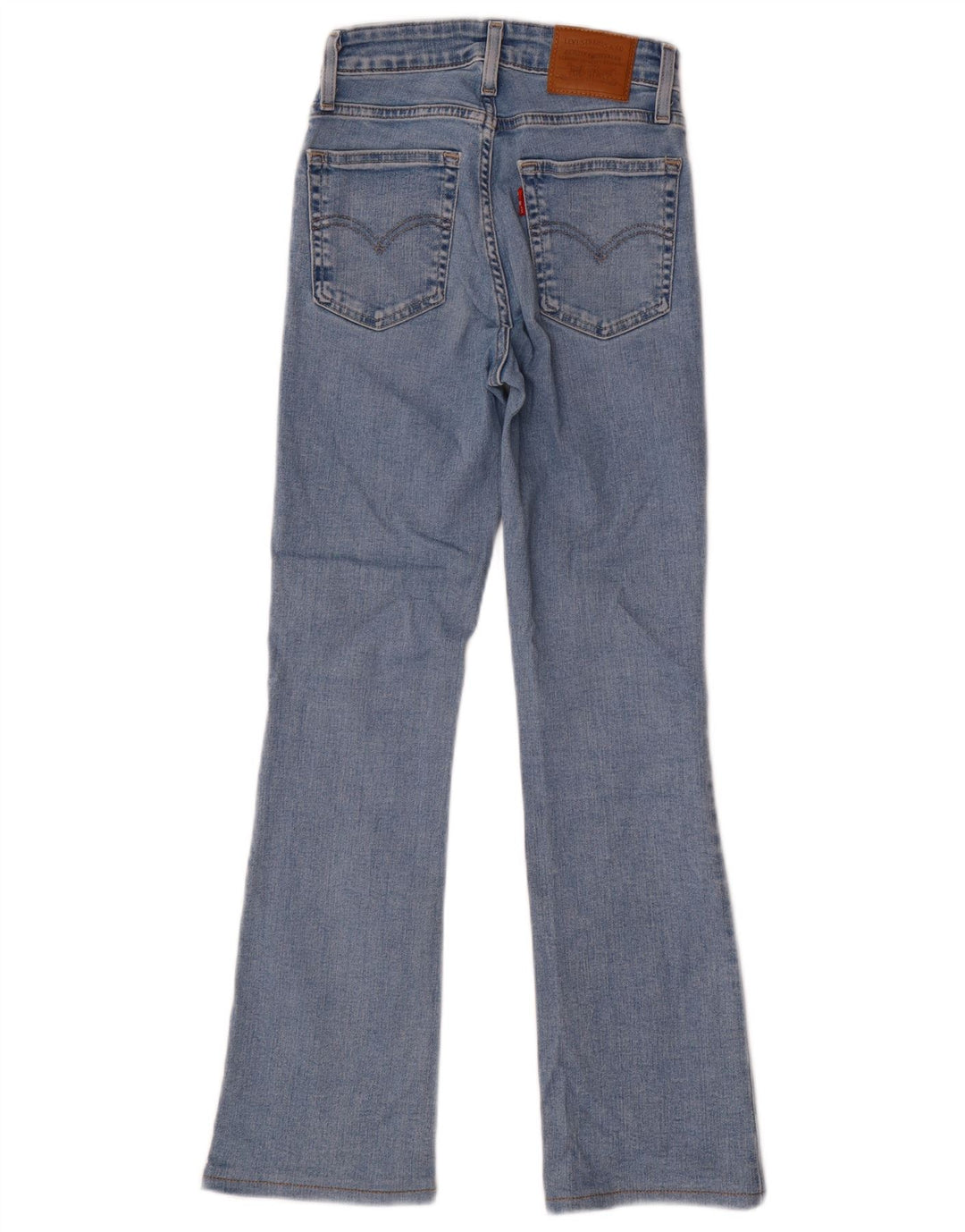Blugi Levi's pentru femei 725, cu talie înaltă, L24 L28, bumbac albastru