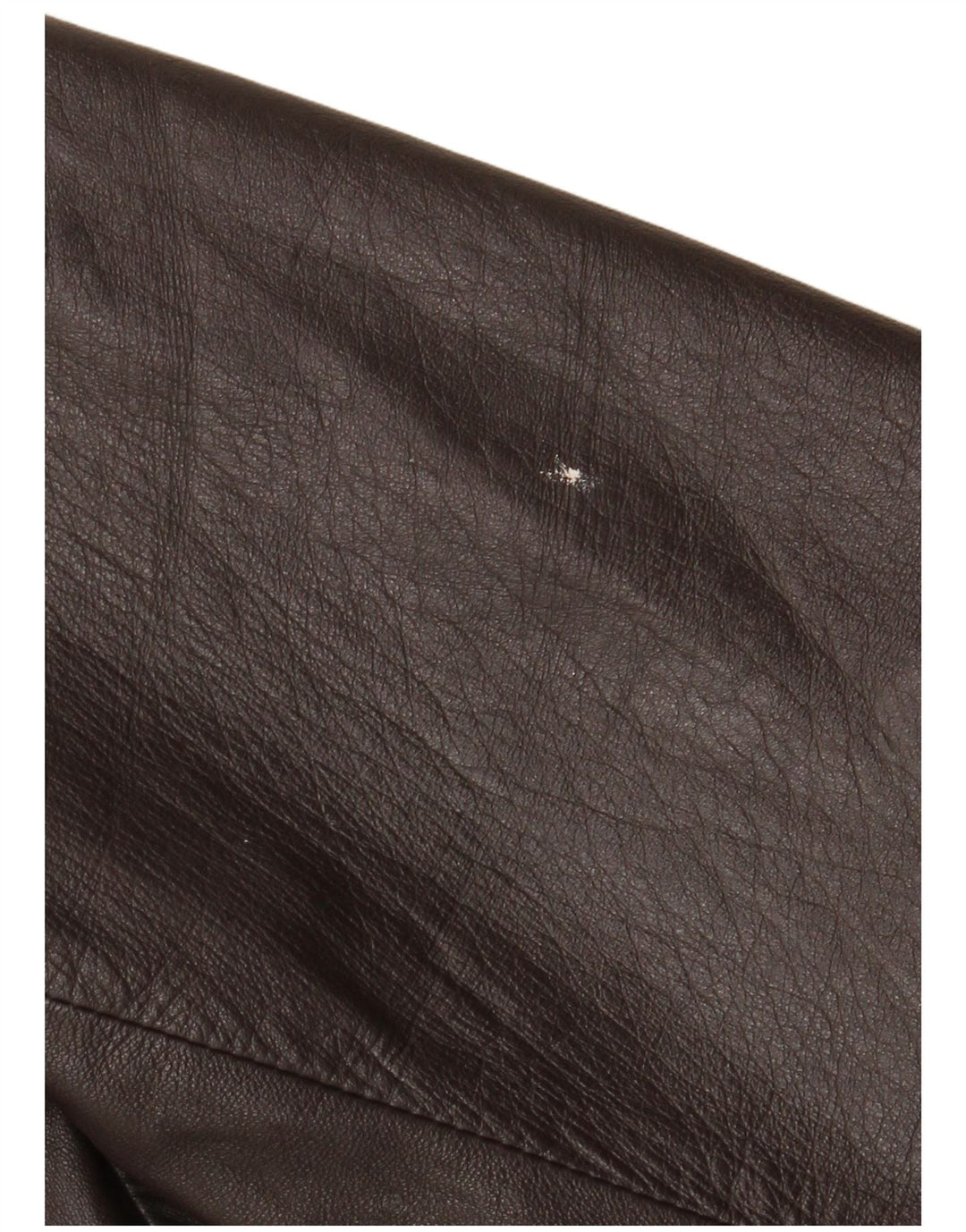 Jachetă vintage din piele cu 3 nasturi pentru femei UK 18 XL din piele maro