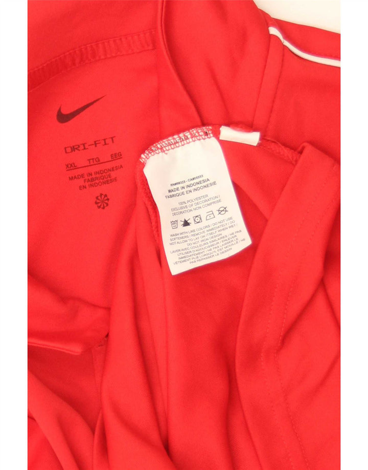 Tricou polo Nike pentru bărbați Dri Fit 2XL poliester roșu