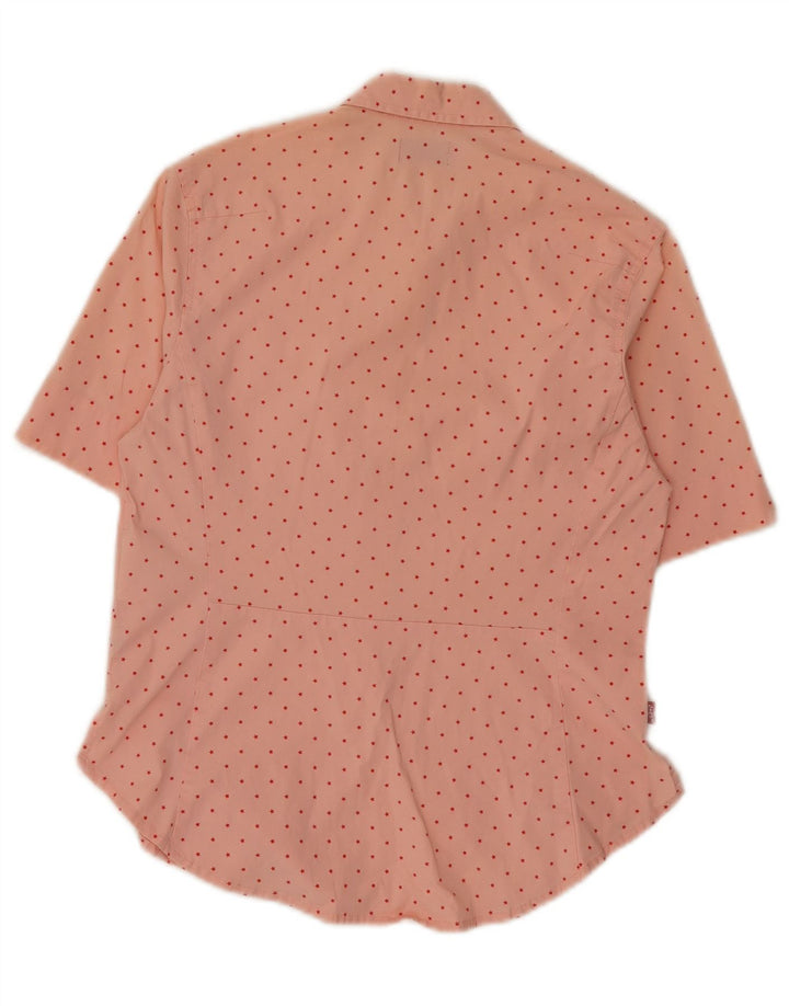 Cămașă Levi's pentru femei cu model abstract, UK 10, bumbac roz mic