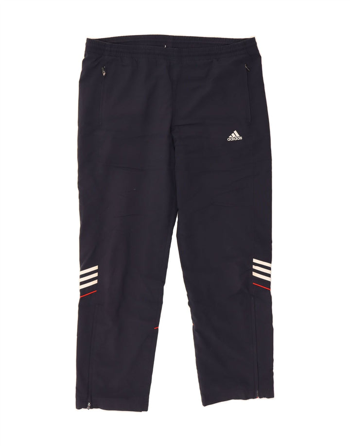 ADIDAS Mens Tracksuit Trousers UK 42/44 Large  Navy Blue Polyester Vintage Adidas and Second-Hand Adidas from Messina Hembry 