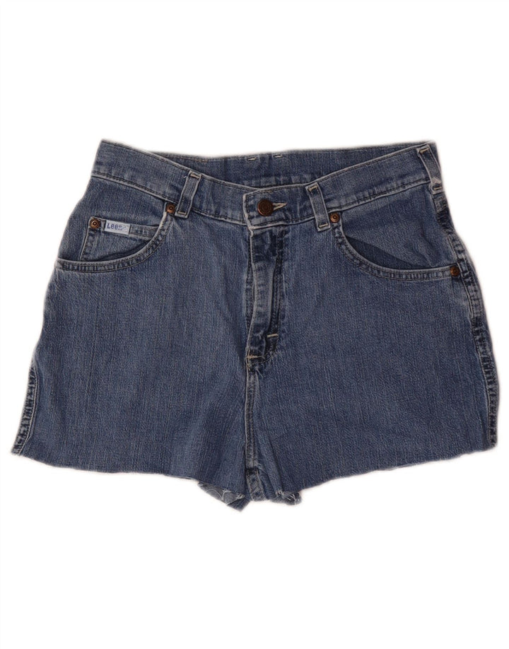 Pantaloni scurți din denim LEE pentru femei W28, bumbac albastru mediu