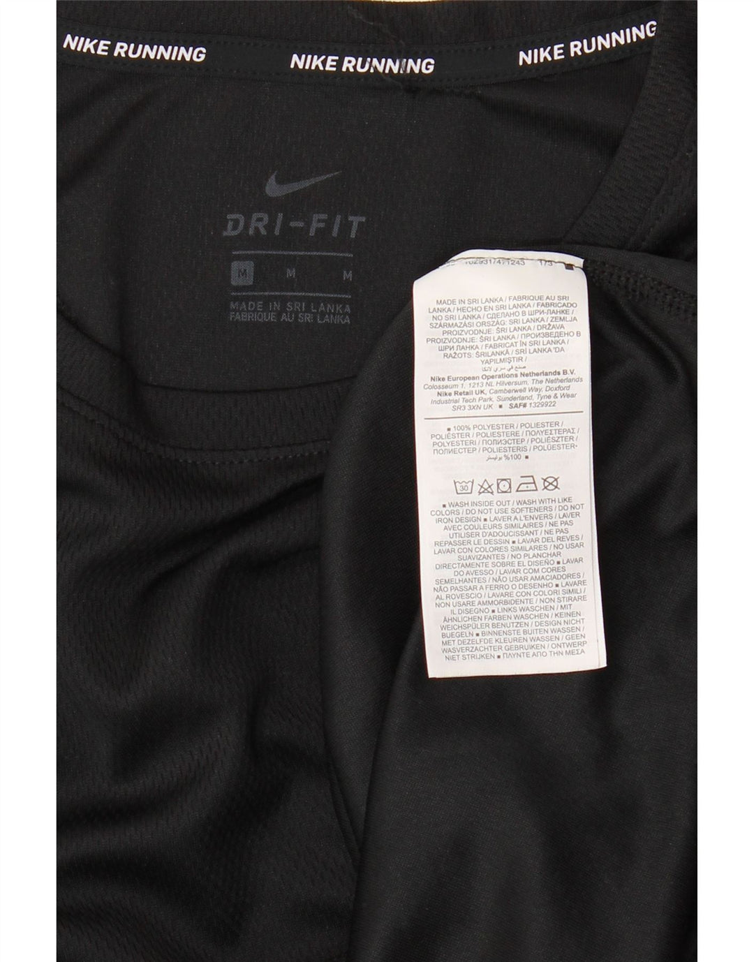 Tricou pentru femei Dri Fit NIKE Top UK 14 Poliester mediu negru