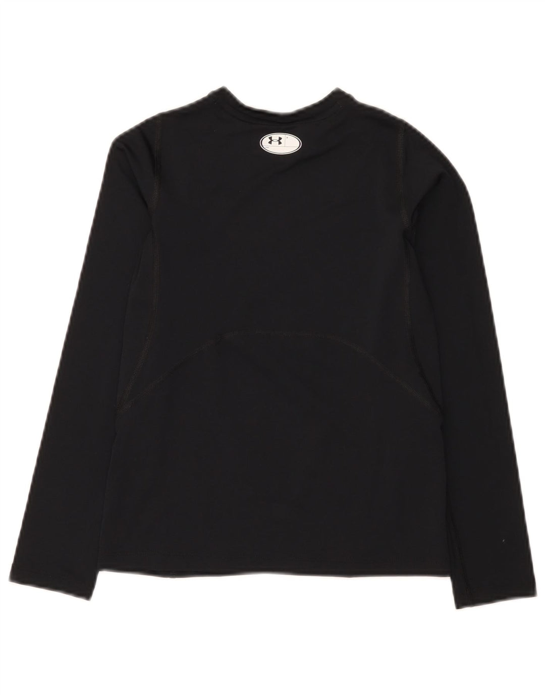 Under Armour Boys Heat Gear Top cu mânecă lungă 9-10 ani mediu negru