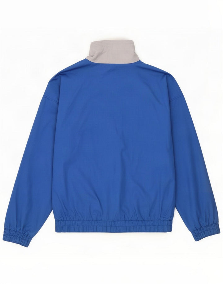 Vintage Mens Trening Top Jacket Large Blue