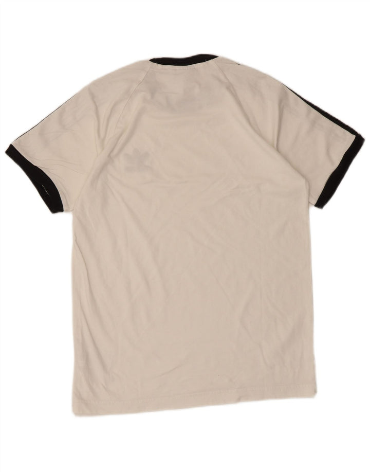 Tricou pentru bărbați Adidas Top mic, alb, bumbac