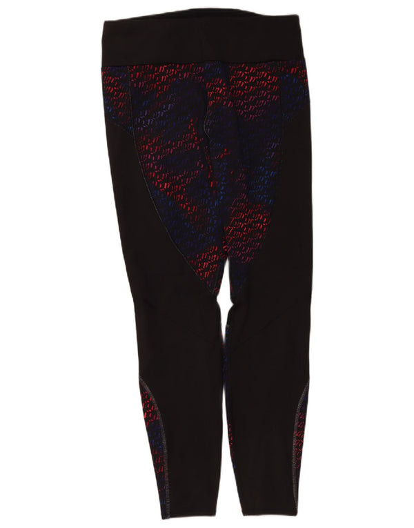 Leggings pentru femei Marks & Spencer UK 14 Poliester geometric geometric mare, negru
