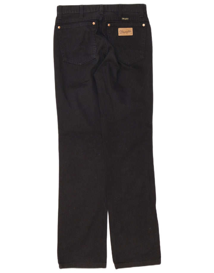 Blugi drepți Wrangler Evolution pentru bărbați W31 L34 bumbac negru