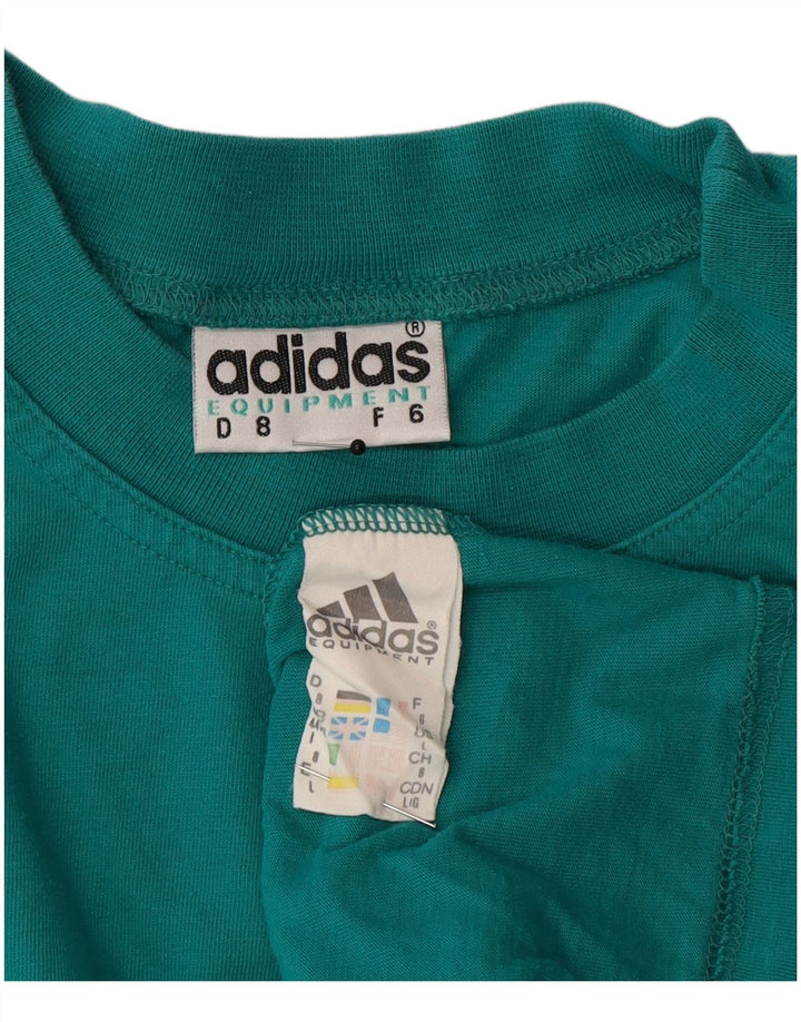 Adidas Top cu mânecă lungă pentru bărbați UK 44/46 Large Blue