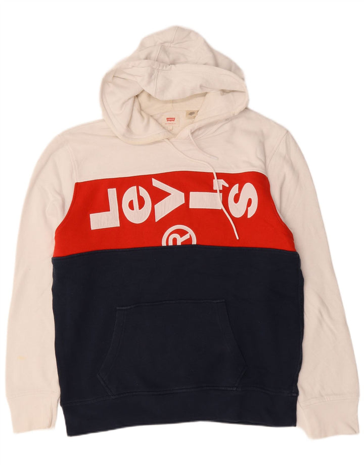 Pulover Levi's pentru bărbați cu capota cu grafică, mare, multicolor, din bumbac