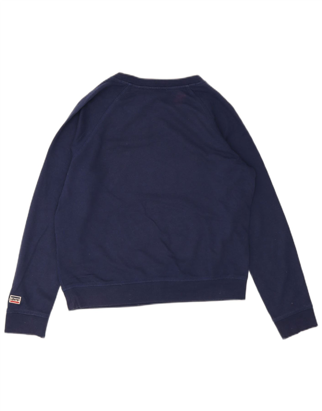 Pulover Levi's pentru damă cu grafică, UK 14, bumbac, albastru bleumarin mediu