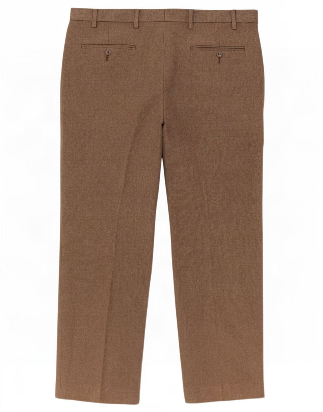 Pantaloni de costum obișnuiți pentru bărbați Marks & Spencer L38 L29 Poliester maro