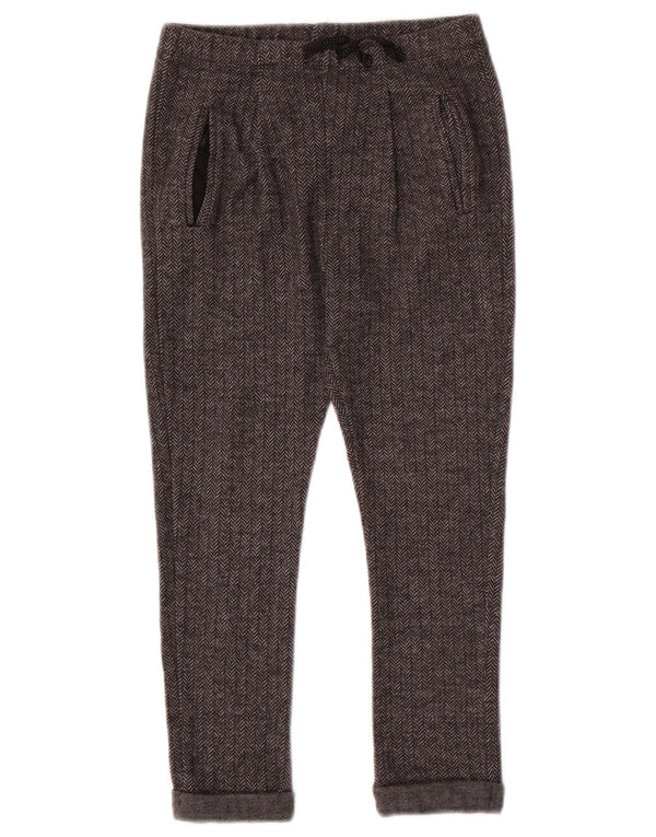 Pantaloni chino slim pentru fete ZARA 7-8 ani W22 L18 gri Herringbone