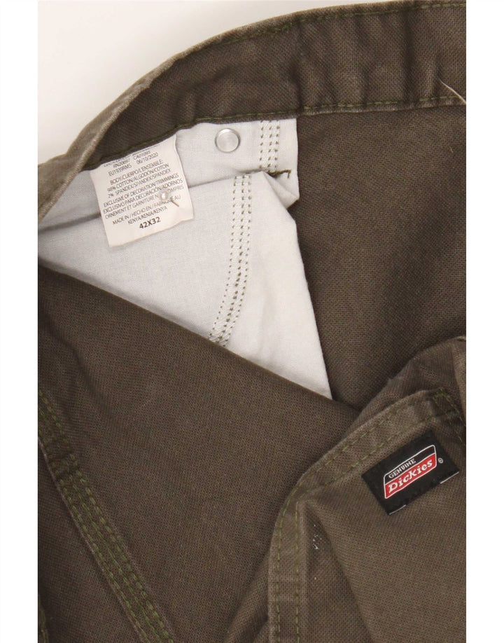 Pantaloni cargo dritti pentru bărbați Dickies W42 L32 bumbac kaki