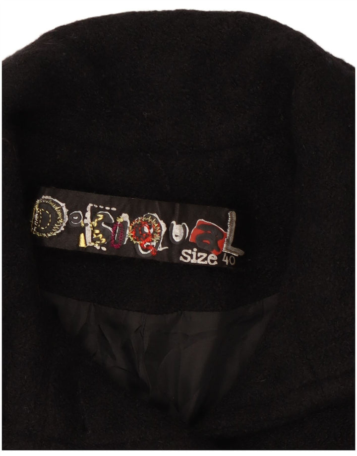 Palton pentru femei Desigual cu model abstract EU 40 mediu negru