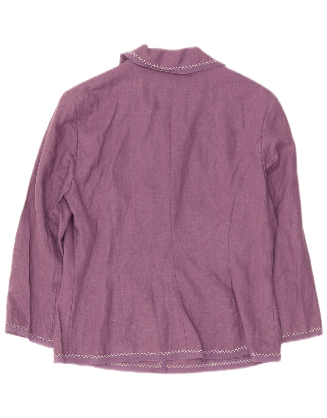 Jachetă blazer pentru femei Laura Ashley, cu 3 nasturi, UK 8, in violet mic
