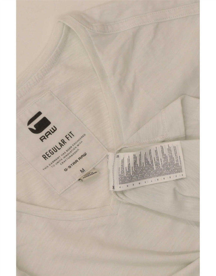 Tricou G-Star pentru bărbați, cu croiala normală, top din bumbac cu pete verde mediu