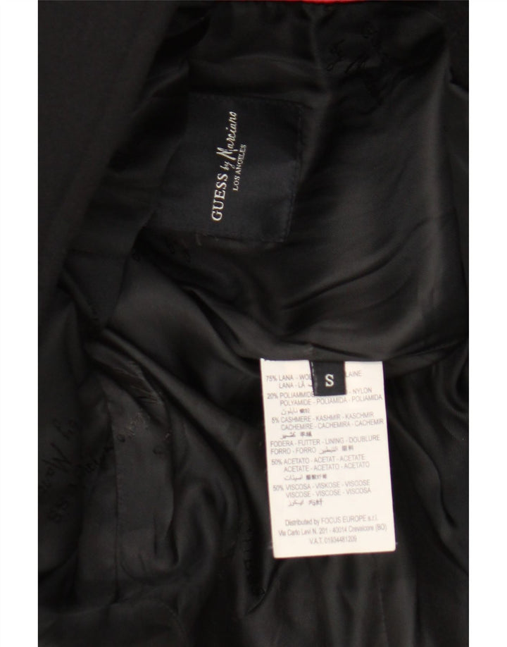 Palton pentru bărbați Guess By Marciano UK 36, lână neagră mică