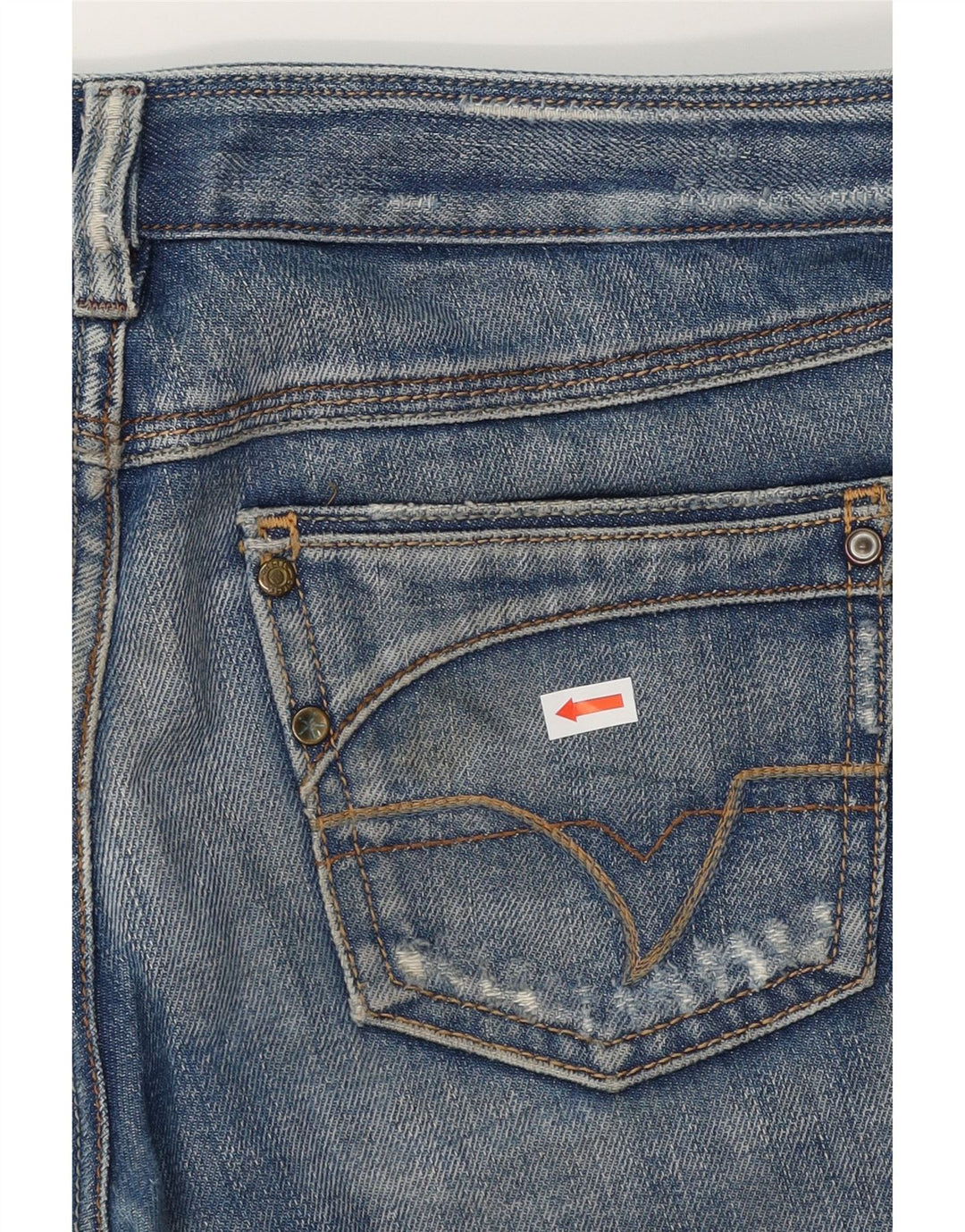 DIESEL Womens Cropped Jeans W28 L23 Blue Cotton Vintage Diesel and Second-Hand Diesel from Messina Hembry 