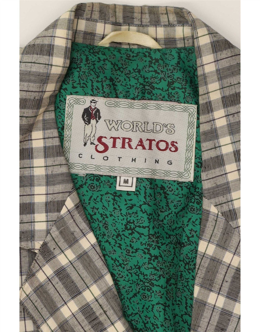 Costum pentru bărbați Stratos, 2 nasturi, 2 piese UK 38 Medium Grey Check Classic