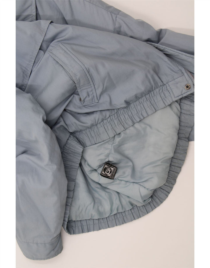 VINTAGE Mens Bomber Jacket Size 56 3XL Blue Polyester Vintage Vintage and Second-Hand Vintage from Messina Hembry 