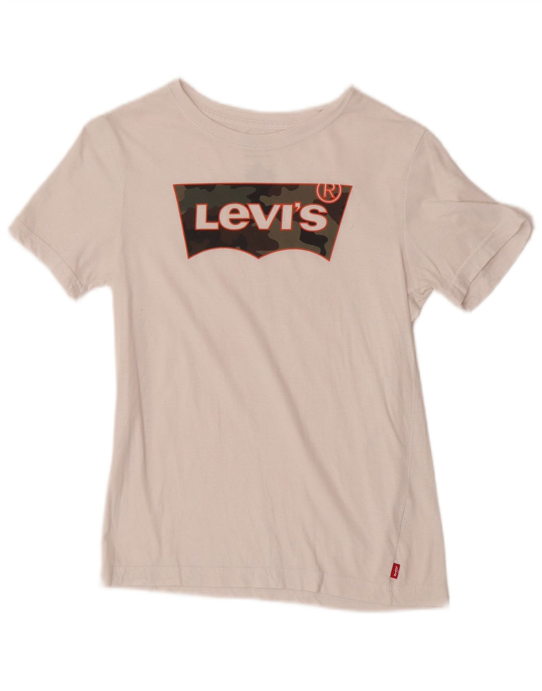 Tricou grafic Levi's pentru baieti Top 11-12 ani alb