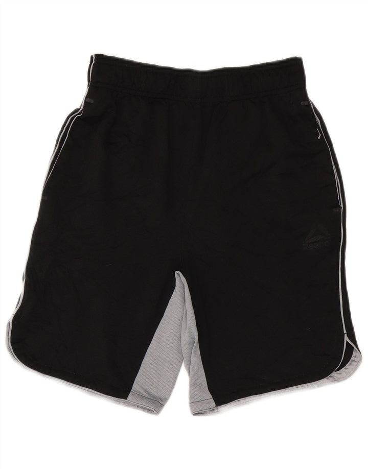 Pantaloni scurti sport pentru bărbați Reebok, negru, poliester color bloc