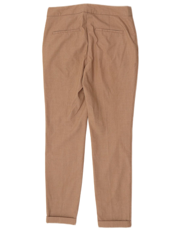 Pantaloni de costum slim pentru femei Zara EU 34 2XS L24 L27 Bej Poliester
