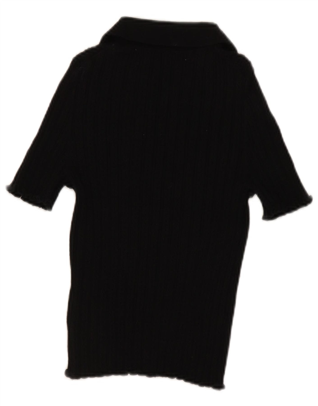 Tricou polo Boden pentru femei UK 12, bumbac mediu negru