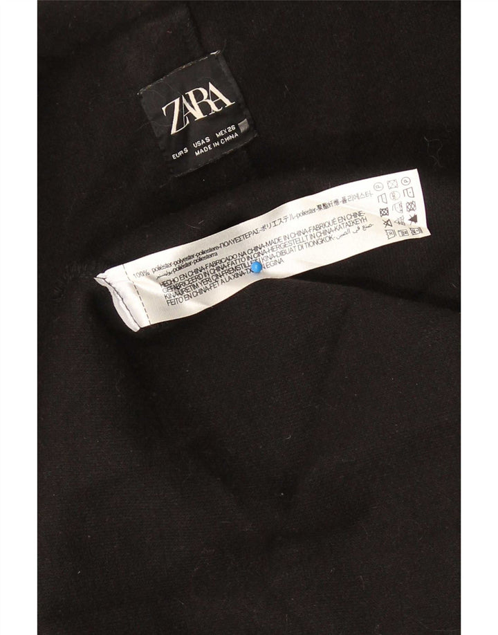 Pardesiu deschis pentru femei Zara UK 10 Poliester negru mic